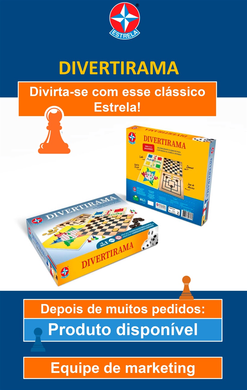 Jogo Divertirama - Estrela - Broker Distribuidora